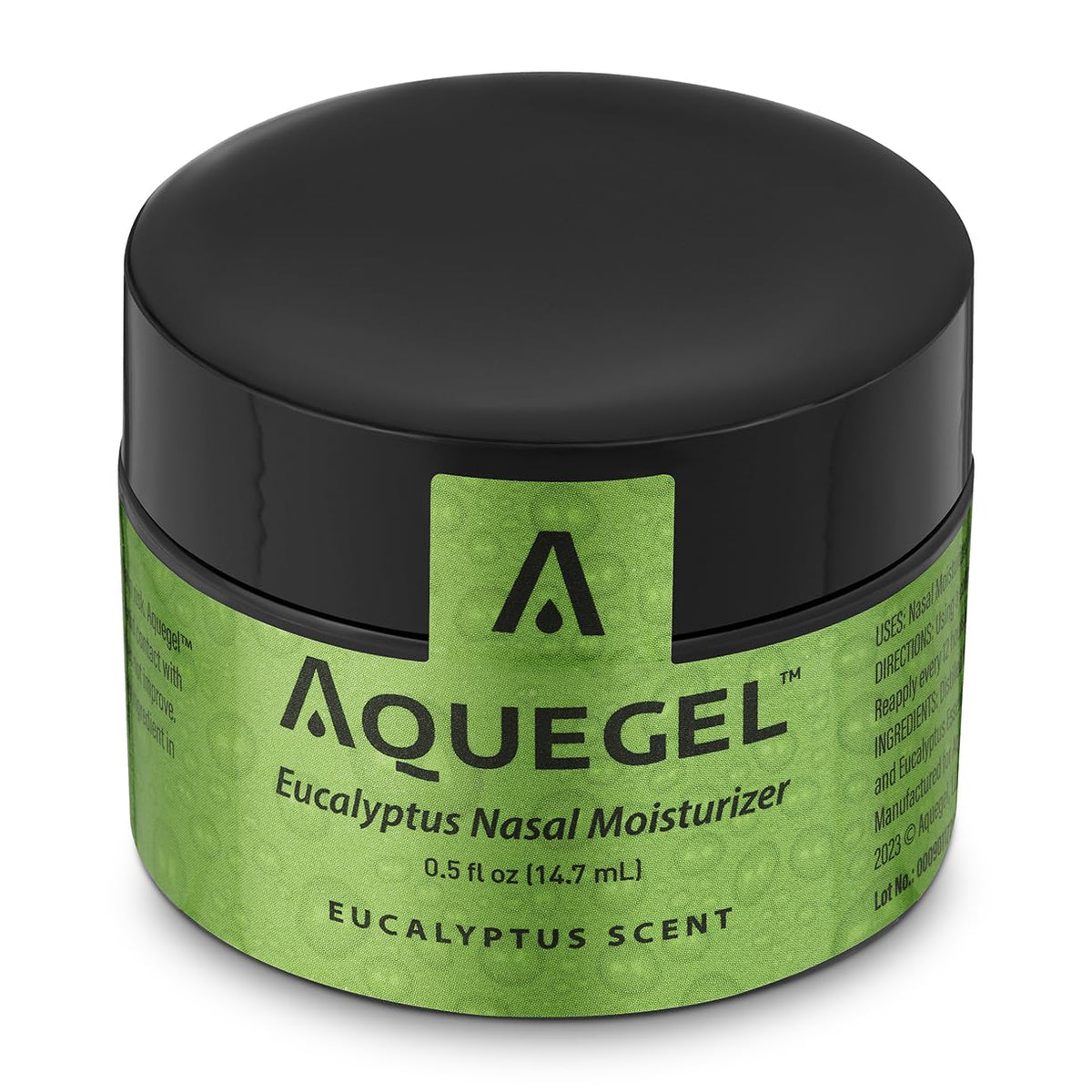 Aquegel hydratant nasal en bouteille pour une hydratation durable.