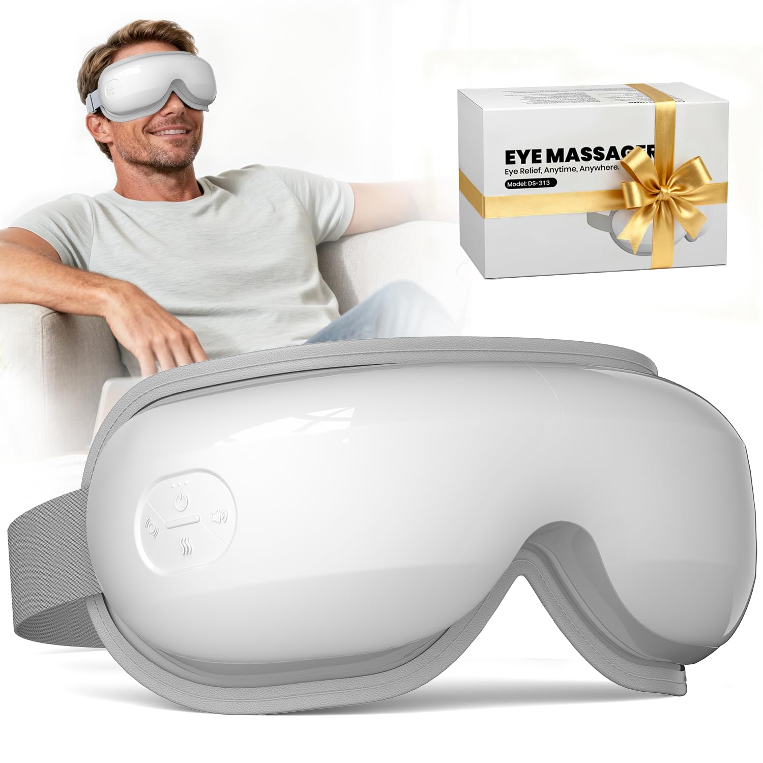 Arace Masque-yeux-thermique : réconfort thermique pour détendre les yeux après écran.
