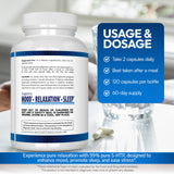 Calcium ajouté dans la formule Arazo Nutrition, soutien potentiel pour des nuits plus calmes.