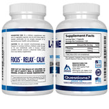 Arazo Nutrition L-Theanine 250mg – etiquette-bouteille, informations claires et transparentes.