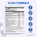 Arazo Nutrition Nettoyage du foie - capsules végétariennes faciles à prendre