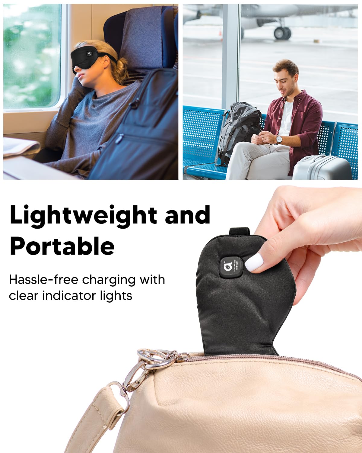 Arboleaf housse lavable du cache-yeux pour entretien facile