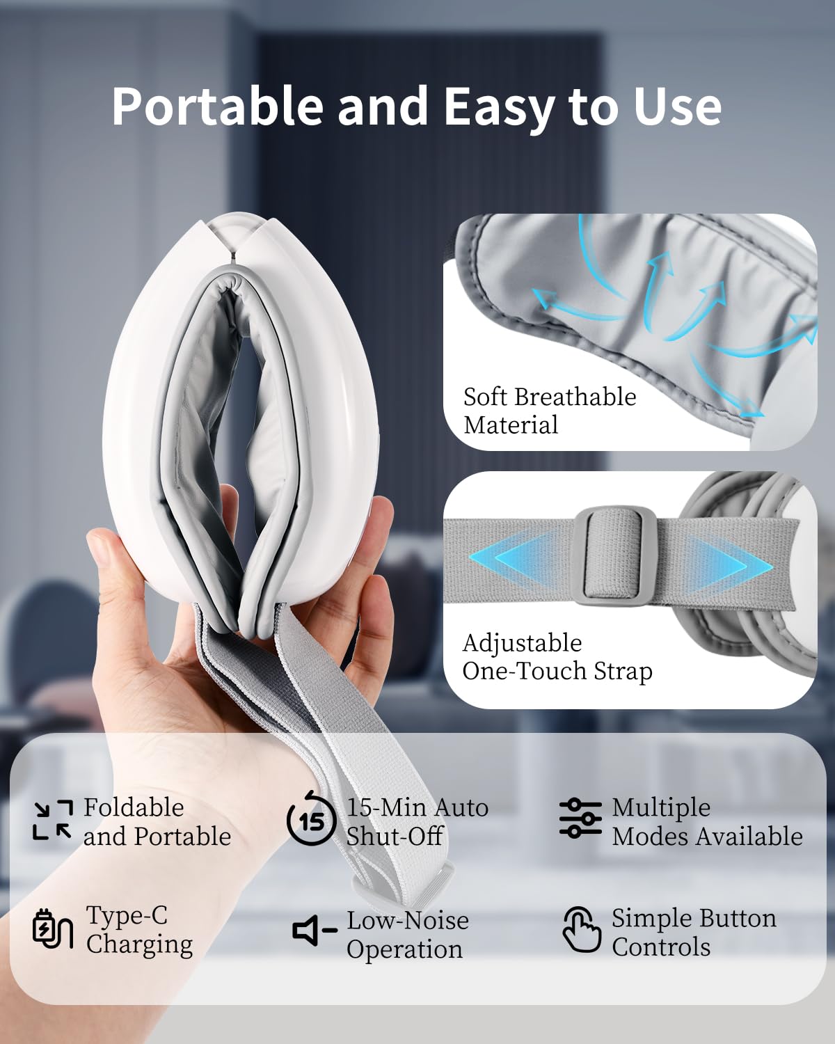 Arboleaf Masseur Yeux Cadeau Bien etre plébiscité pour le soin oculaire.