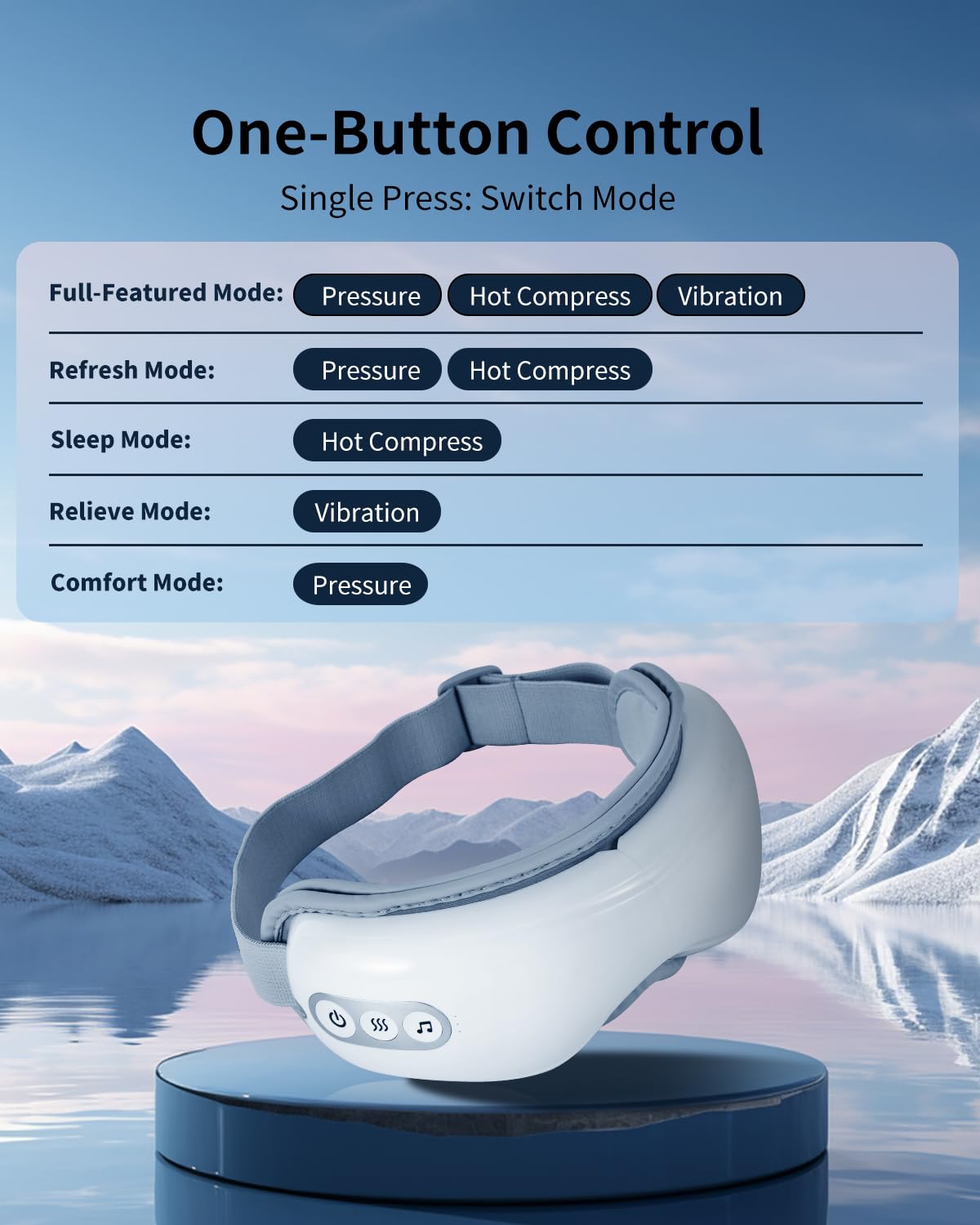 Arboleaf Masseur Yeux Portables Legere facilite le massage en déplacement.