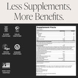 Ingrédients végétaux Arbonne GreenSynergy Elixir visibles sur l'emballage, nutrition quotidienne.