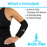 Arctic Flex gel reste souple après congélation: contact maximal.