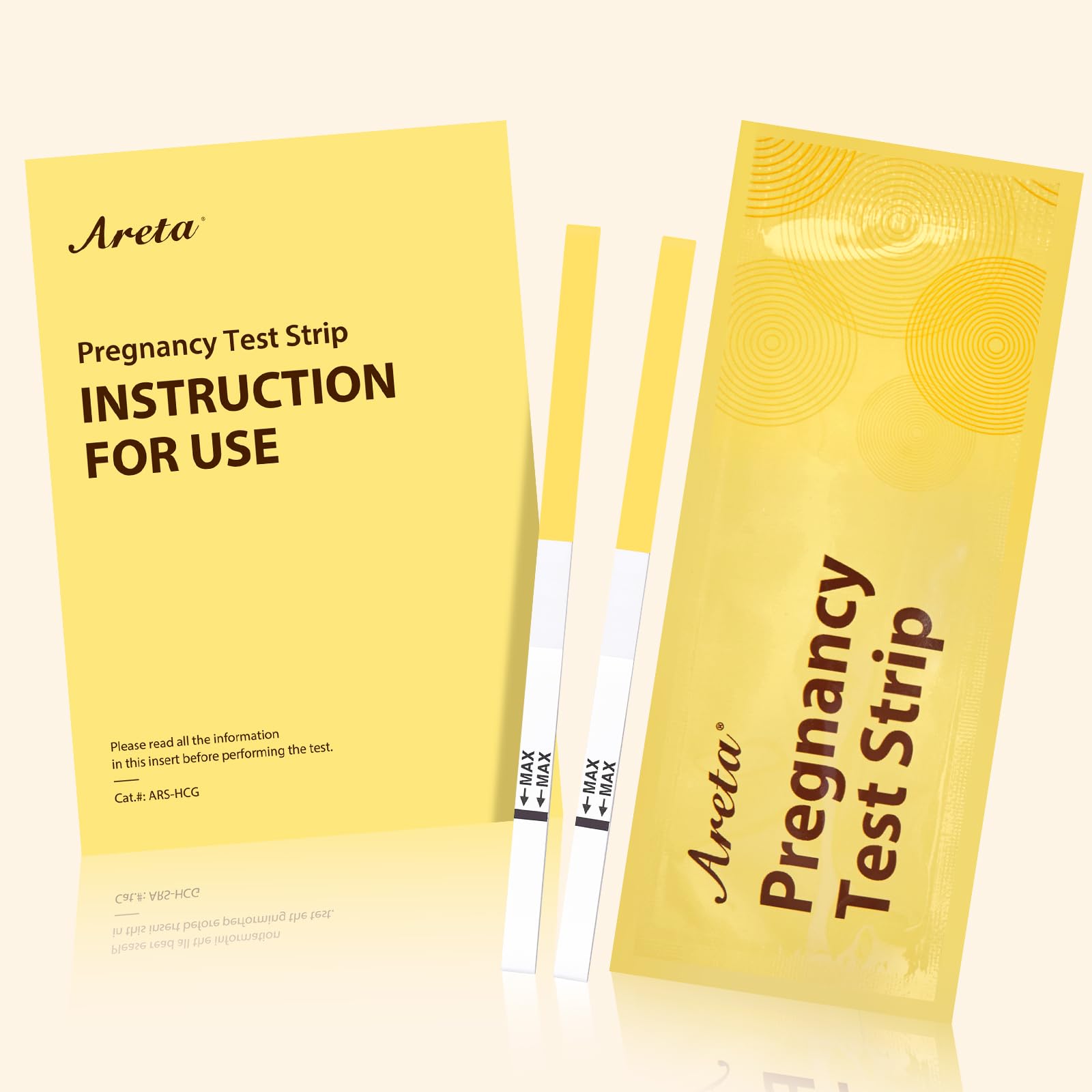 Areta tests grossesse: boîte individuelle pour une utilisation simple.