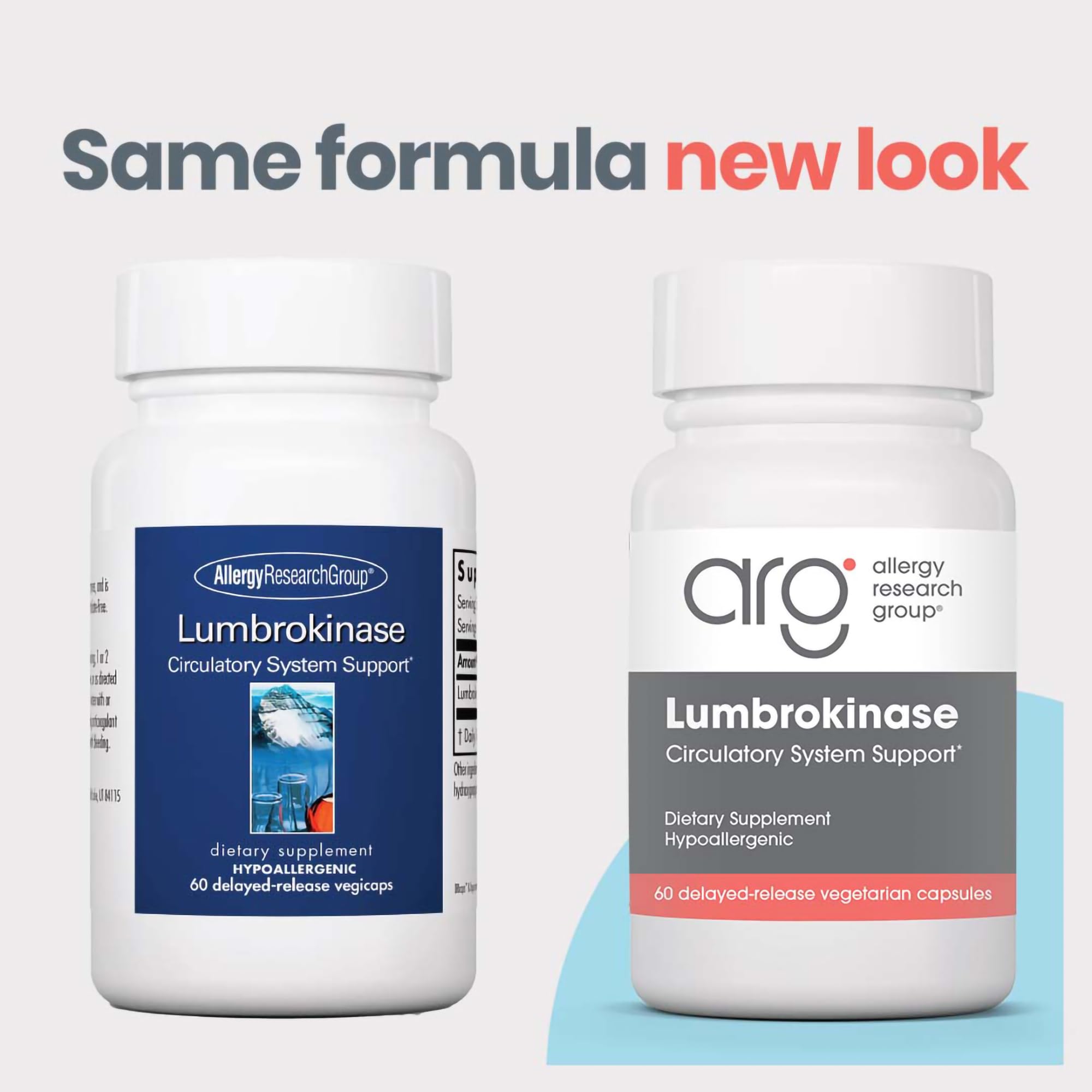 ARG Lumbrokinase: emballage-educatif confirme l’absence de gluten et OGMs.