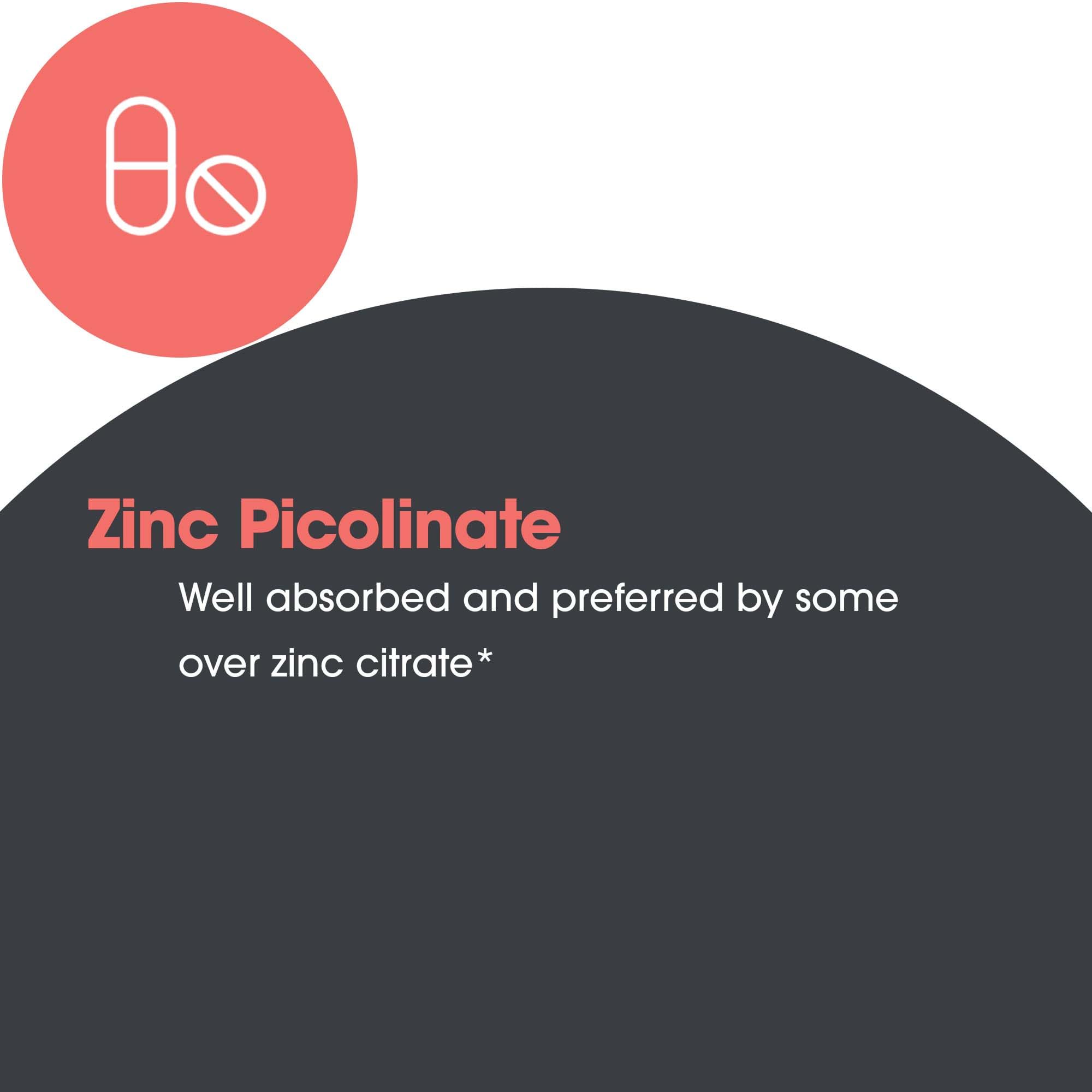 ARG Zinc Picolinate – Étui de 60 gélules, solution pratique.