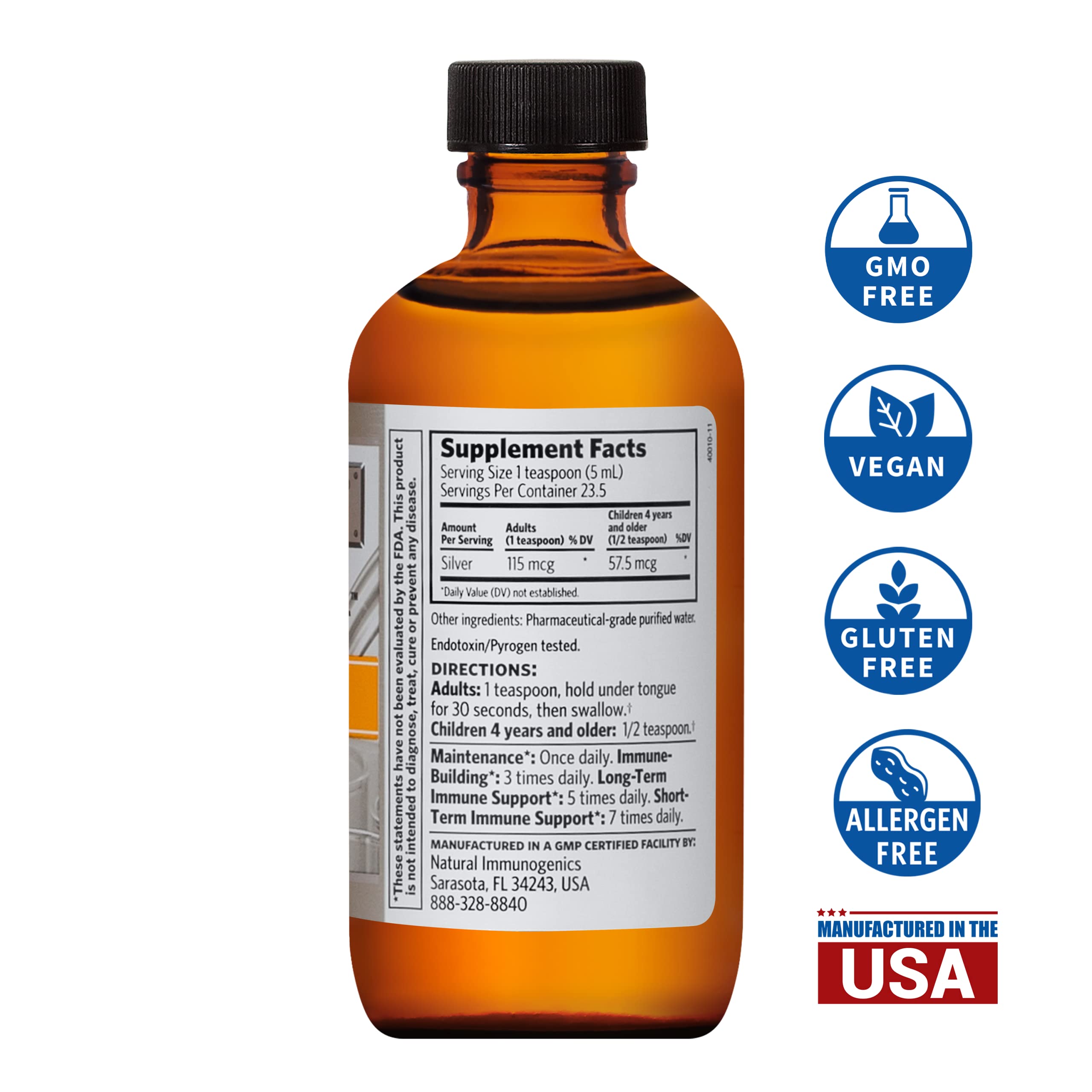 Bouchon à vis en gros plan sur Argentyn 23, fermeture pratique