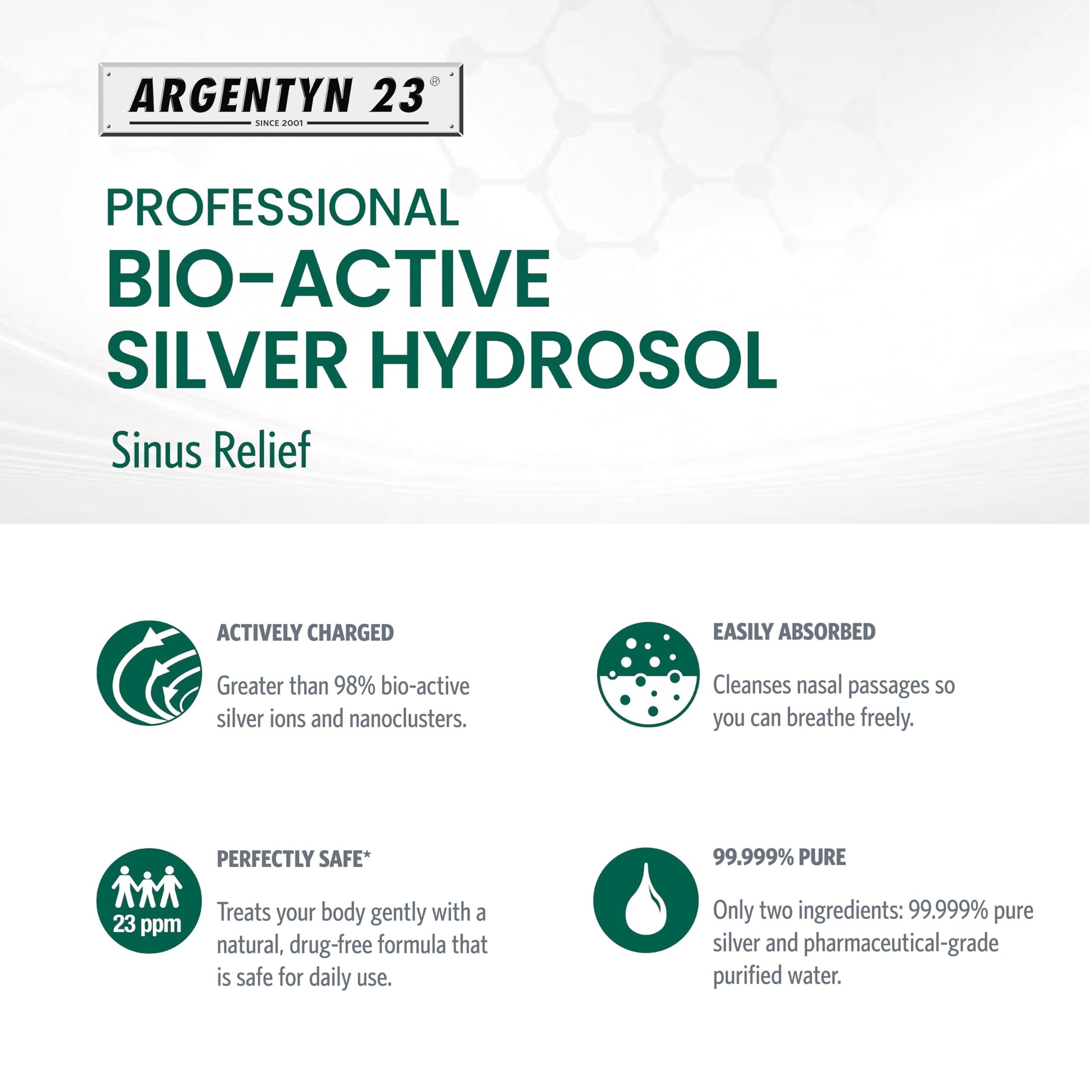 Flacon de 59 ml Argentyn 23 – format compact et pratique.