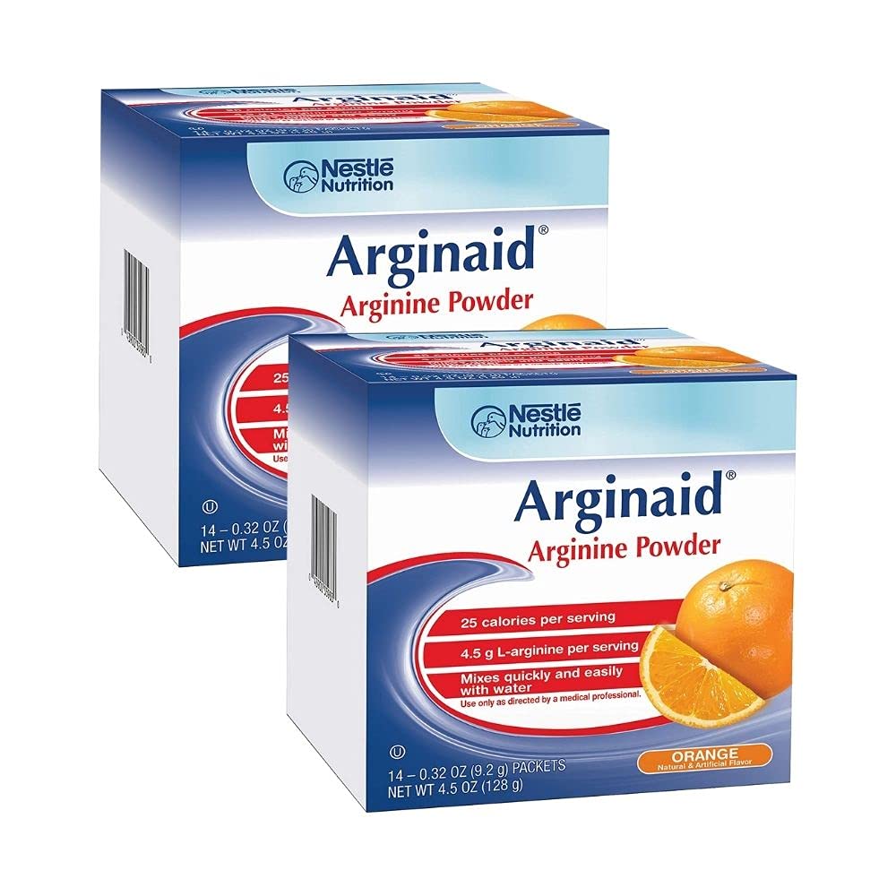 Arginaid emballage boisson à l’arginine orange facile à mélanger