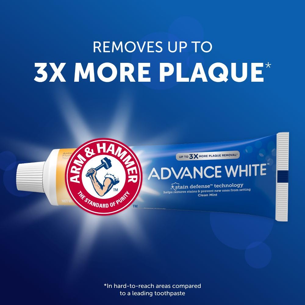 Arm & Hammer Advance White pate dentifrice cremeuse, application douce