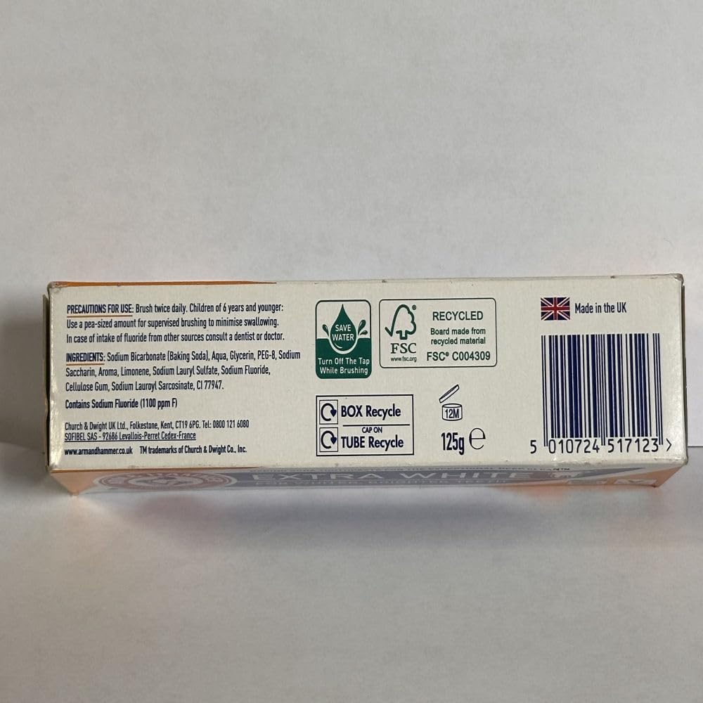 Arm & Hammer Advance White Pro display-magasin, présentation en rayon pour votre choix.