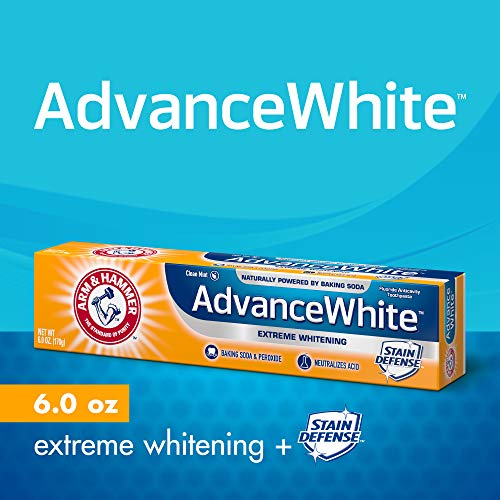 Arm & Hammer Avance Blanche Extrême, menthol frais pour réveiller la matinée.