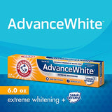 Arm & Hammer Avance Blanche Extrême, menthol frais pour réveiller la matinée.