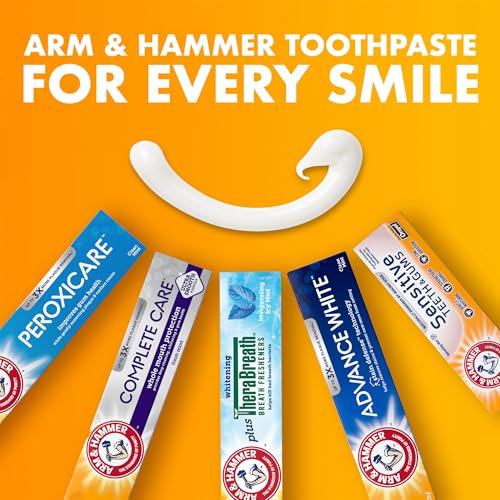 Utilisation quotidienne simple avec le dentifrice Arm & Hammer Advance White.