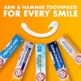 Utilisation quotidienne simple avec le dentifrice Arm & Hammer Advance White.