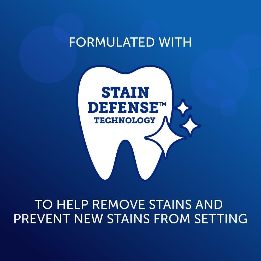 Arm & Hammer Advance technologie defense des taches pour prévenir le jaunissement.