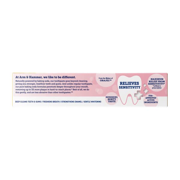 Brossage quotidien avec Arm & Hammer, gencives plus saines et sourire frais.