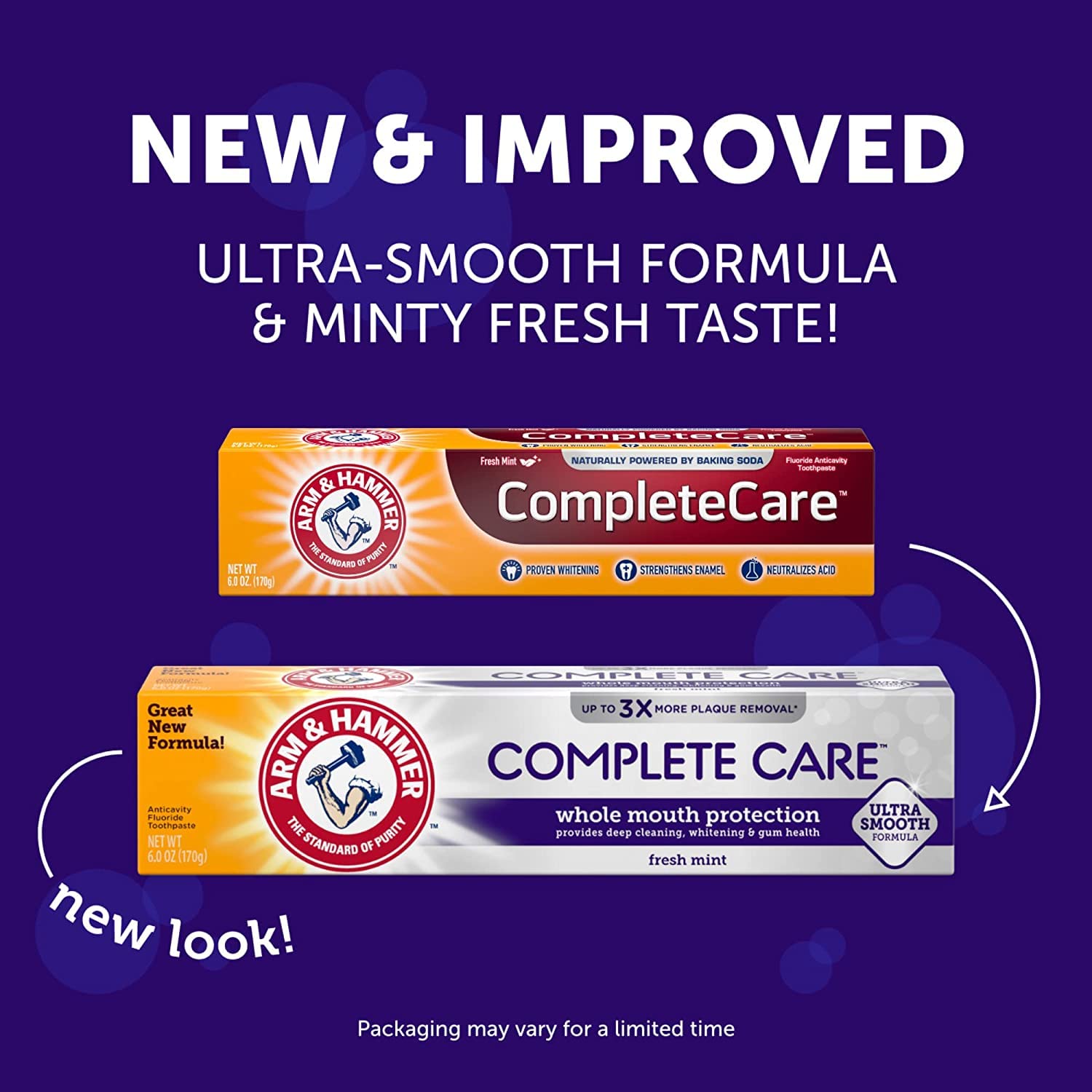 Arm & Hammer dentifrice blanchiment: effet blanchissant en douceur sur les taches.