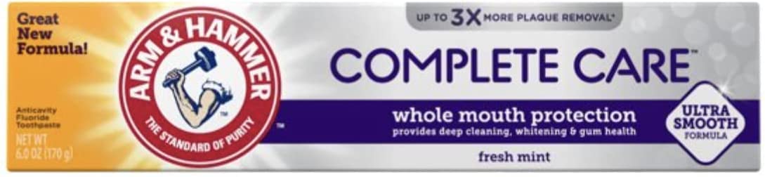 Arm & Hammer dentifrice emballage tube: protection complète et nettoyage en profondeur.