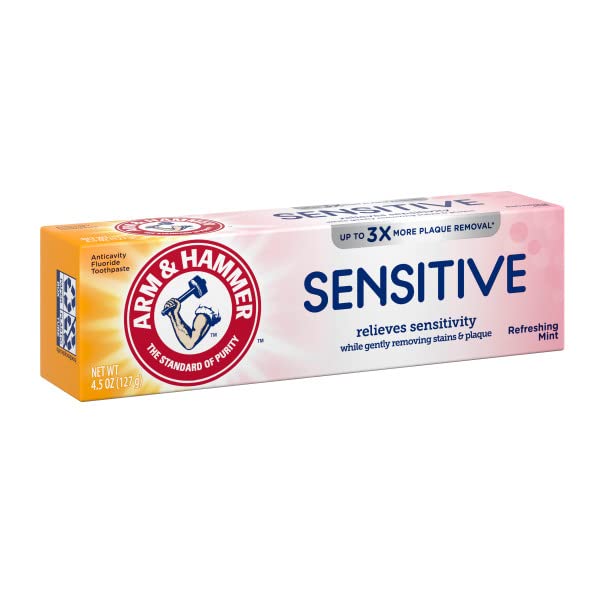 Arm & Hammer dentifrice pack 2, emballage clair, pratique pour la routine quotidienne.