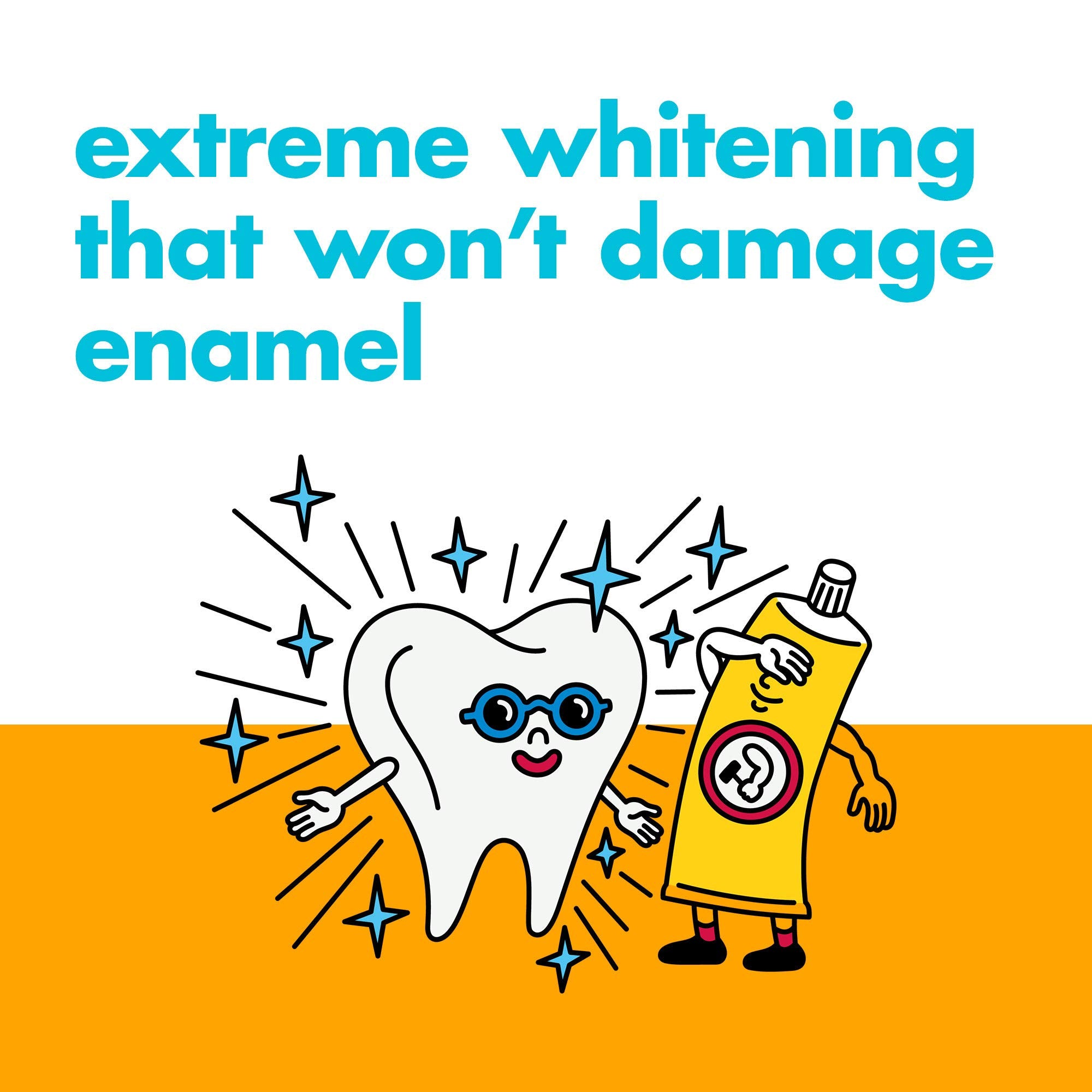 Tube ARM & HAMMER avec peroxyde actif, blanchiment renforcé possible