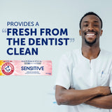 Dentifrice Arm & Hammer sensible, réduction de la plaque, tube.
