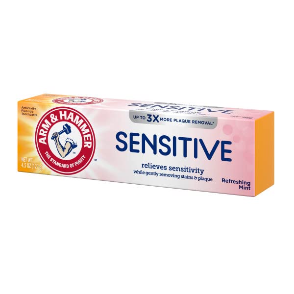 Texture crème légère du dentifrice Arm & Hammer, sensation rafraîchissante et nettoyage en profondeur.