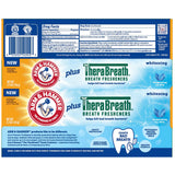 Application sur une brosse montrant la texture douce du dentifrice.