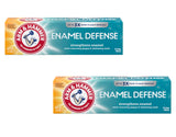 Tube de dentifrice Arm & Hammer Défense de l'émail frais menthe, brossage quotidien.