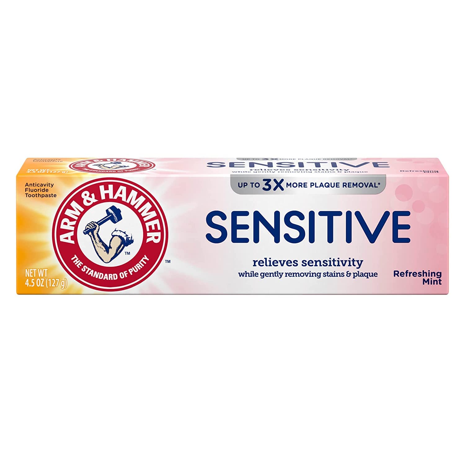 Arm & Hammer Pâte Dentaire Sensibilité Gencives — tube 4,5 oz pour soulagement potentiel.