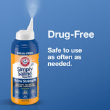 Arm & Hammer Simply Saline Extra Strength, solution saline à 3 % pour une action ciblée.
