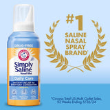 Ingrédients simples et purs: eau, sel et bicarbonate dans Simply Saline