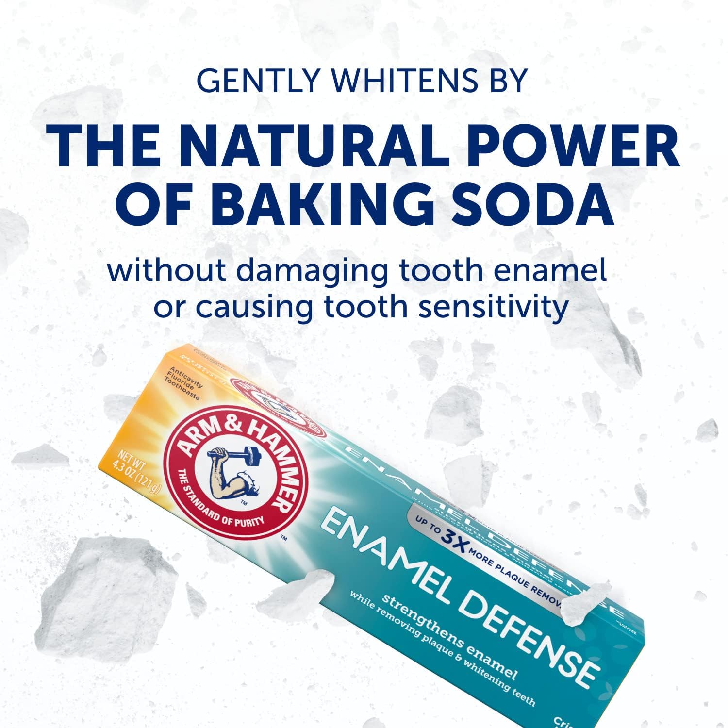Arm & Hammer Truly Radiant montrant la brillance du sourire