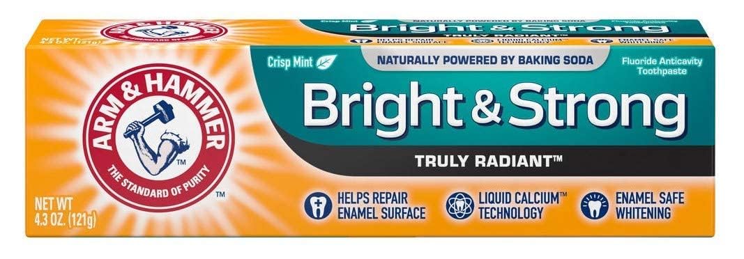 Dentifrice Arm & Hammer Truly Radiant menthe en tube prêt à l'emploi
