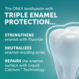 Étiquette Arm & Hammer Truly Radiant dentifrice menthe sur emballage