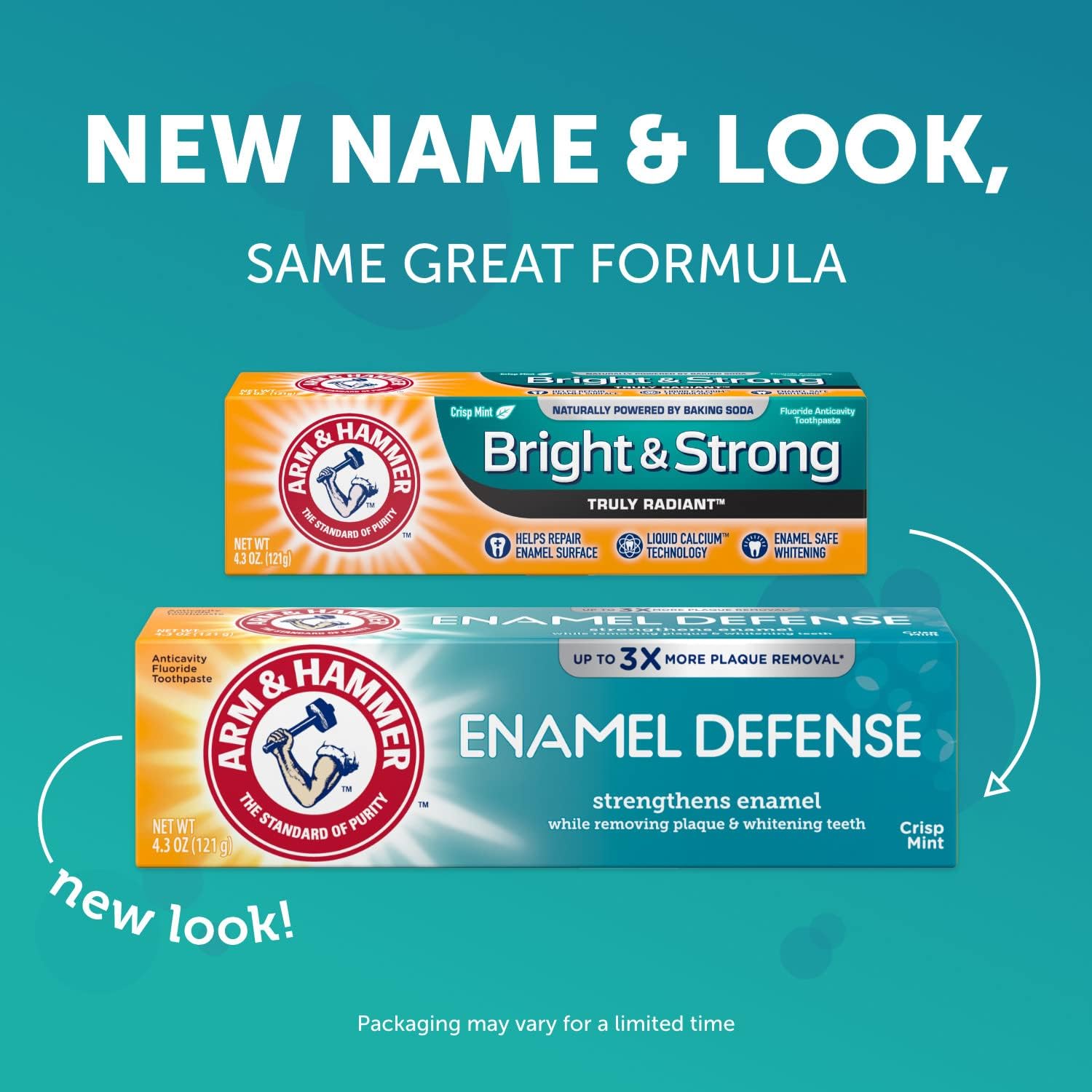 Produit Arm & Hammer Truly Radiant présenté dans le rayon soins bucco-dentaires