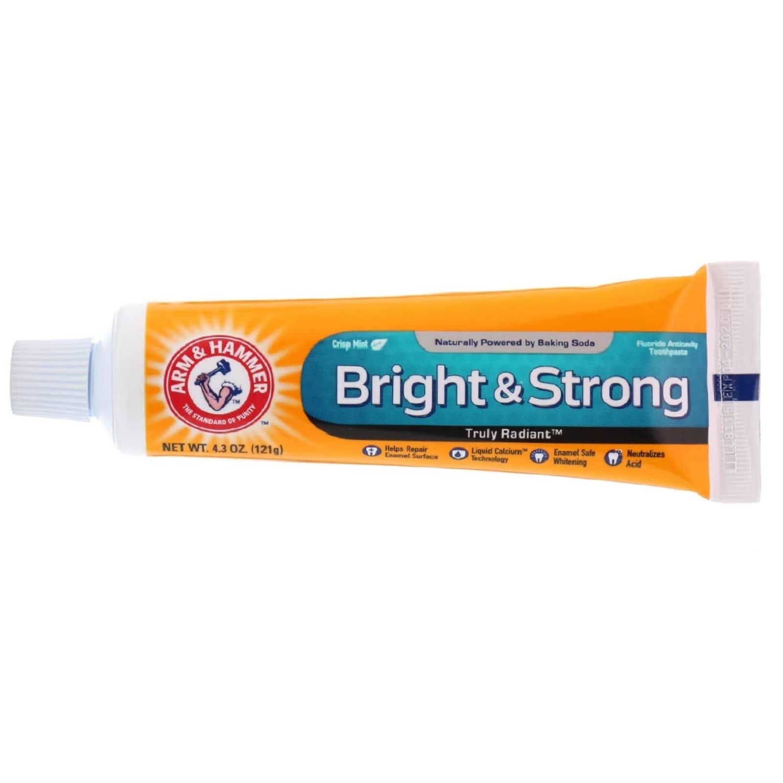 Émail potentiellement renforcé avec Arm & Hammer Truly Radiant
