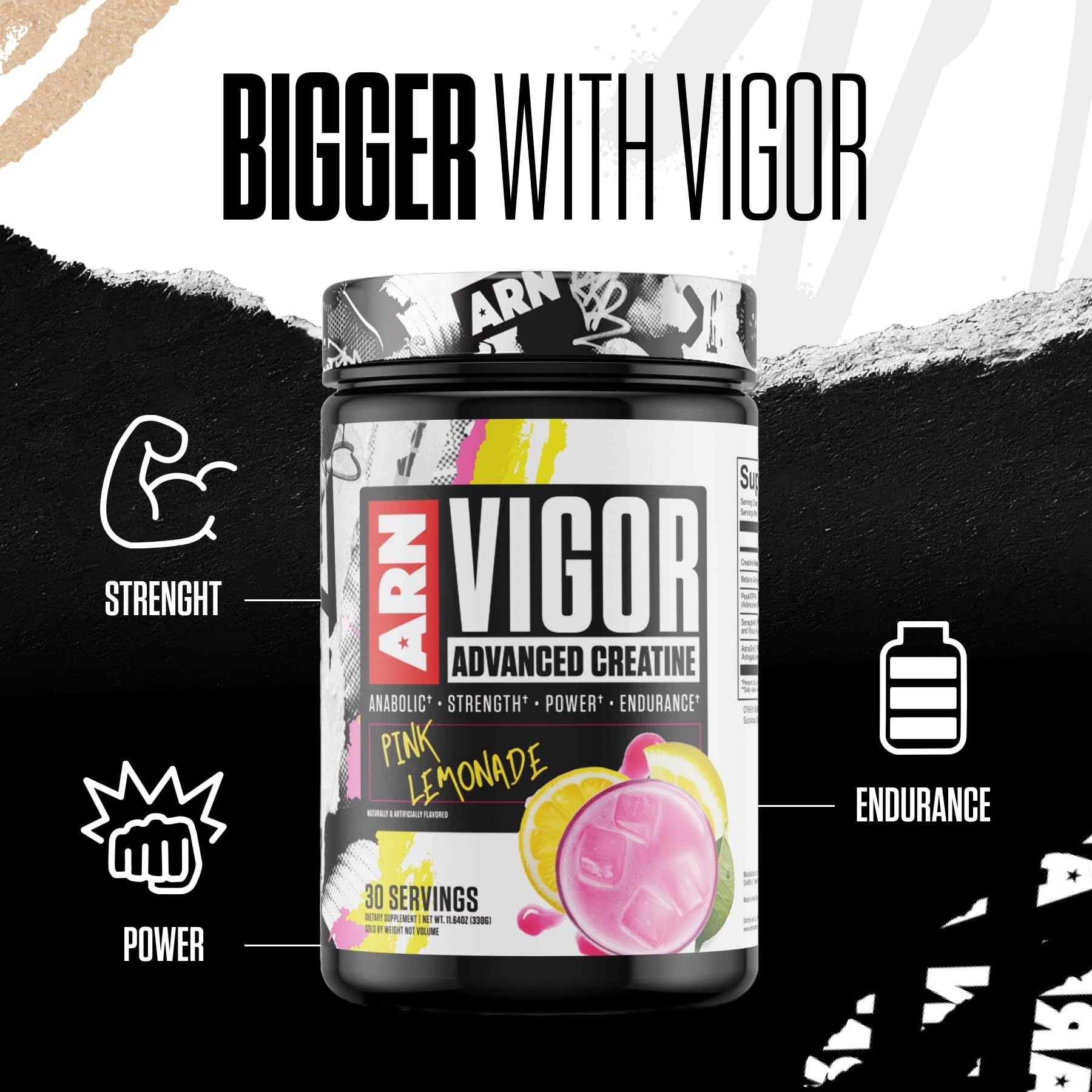 Saveur arc-en-ciel ARN Vigor pour une expérience agréable