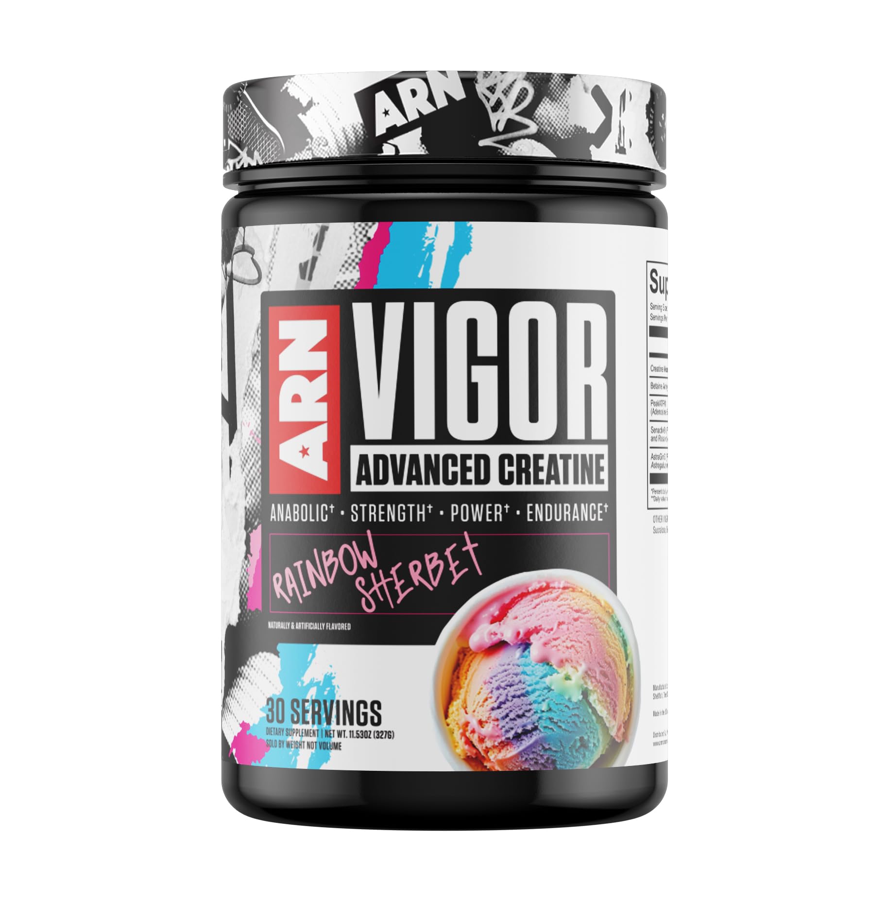 ARN Vigor en poudre de créatine prête pour l'entraînement