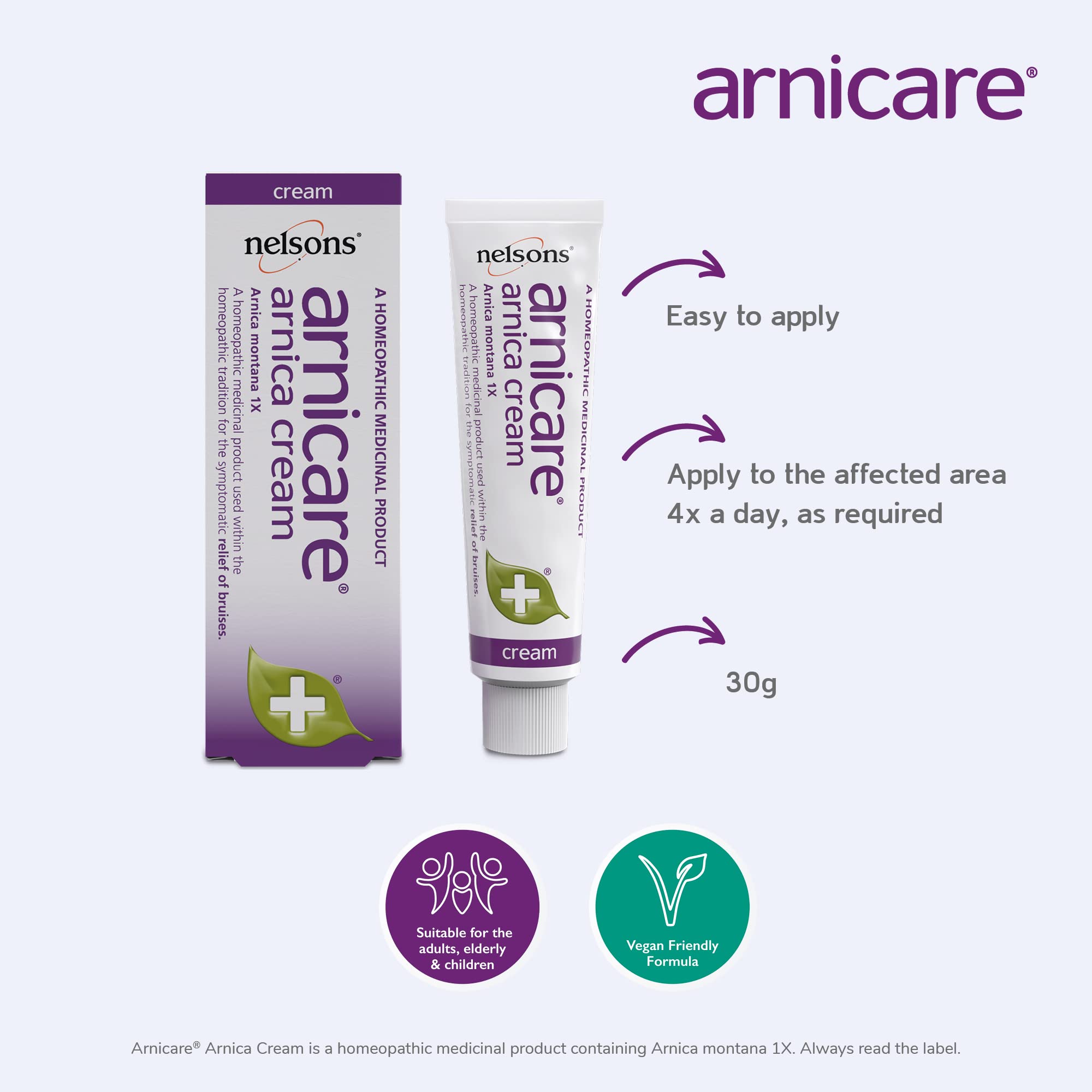 Arnicare Creme Arnica – application ciblée pour muscles douloureux et ecchymoses légères