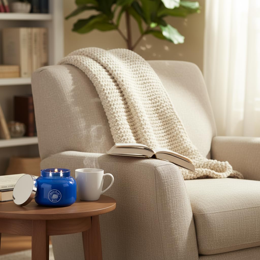 Élément décoratif élégant pour salon ou bureau, signé Aroma Bay, créant une atmosphère apaisante.