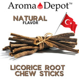 Aroma Depot batonnet reglisse long, longueur environ 16,5 cm.