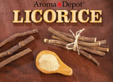 Aroma Depot bâtonnets reglisse fraise composition naturelle – sans additifs artificiels.
