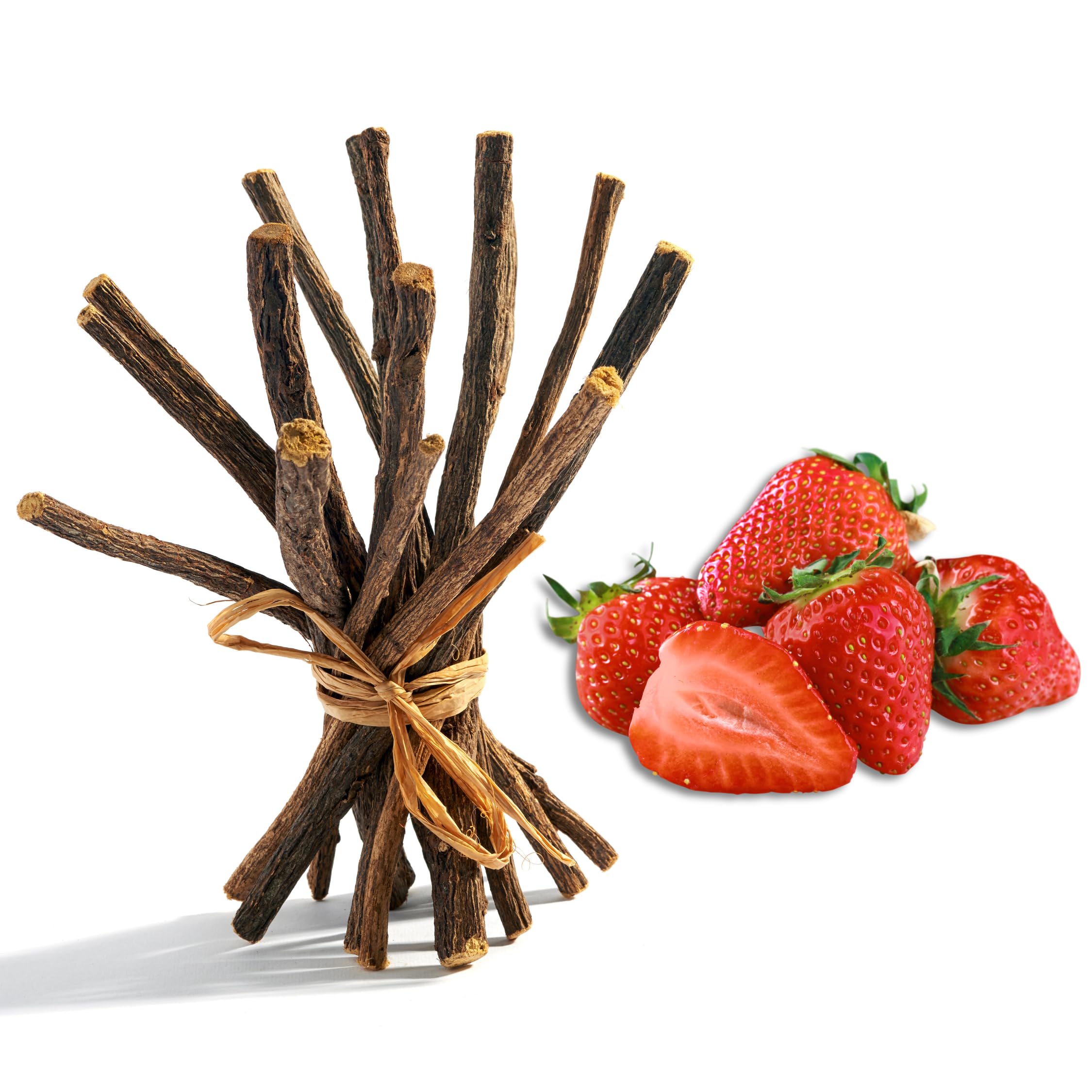 Aroma Depot bâtonnets reglisse fraise – haleine fraîche et saveur naturelle.