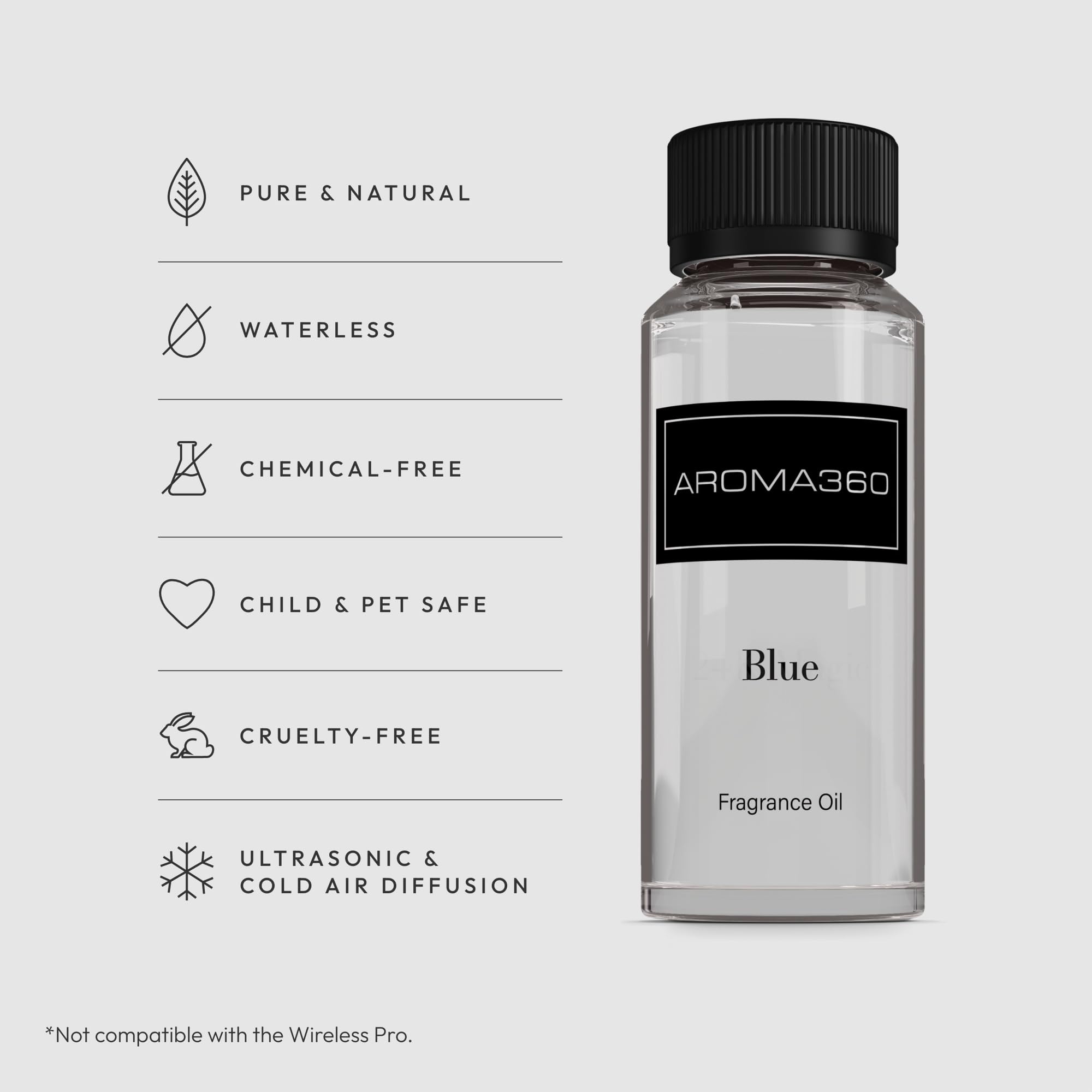 Aroma360 ambiance maison diffuseur bleu — crée une atmosphère raffinée.