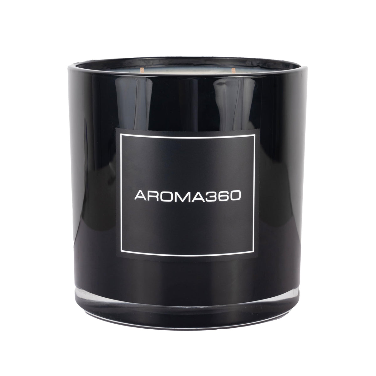 Aroma360 Black Velvet: gros plan sur la cire luxueuse pour une ambiance raffinée.