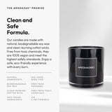 Aroma360 Black Velvet: bougie sur table idéale pour des soirées détente.